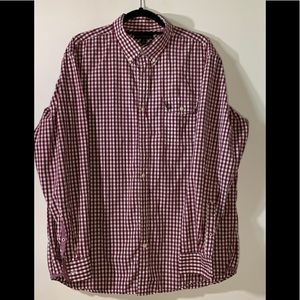 Red/grey gingham shirt